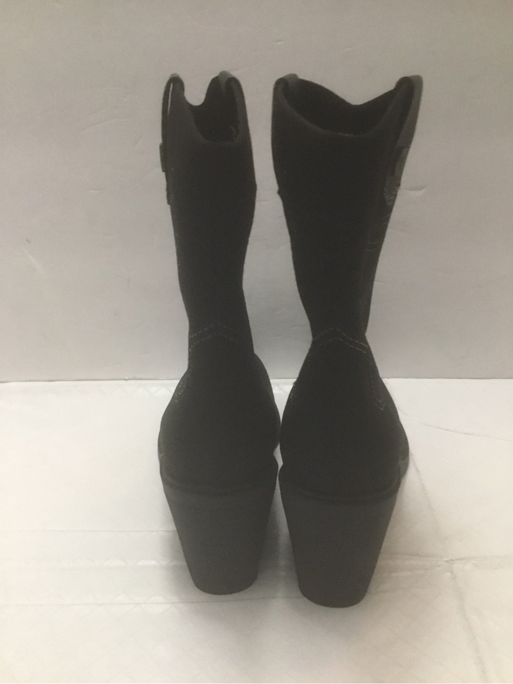Black Vivaia Pointed Toe Block Heel Pumps size 36.5 - Picture 8 of 8